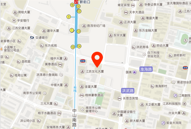 壹城中心（扬子大厦）地图位置